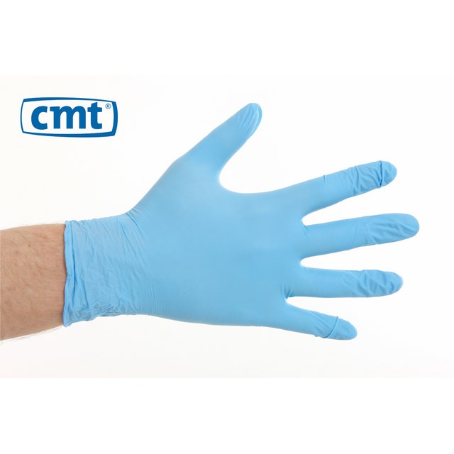 Gloves Nitrile blue Medium Powder Free CMT 1003