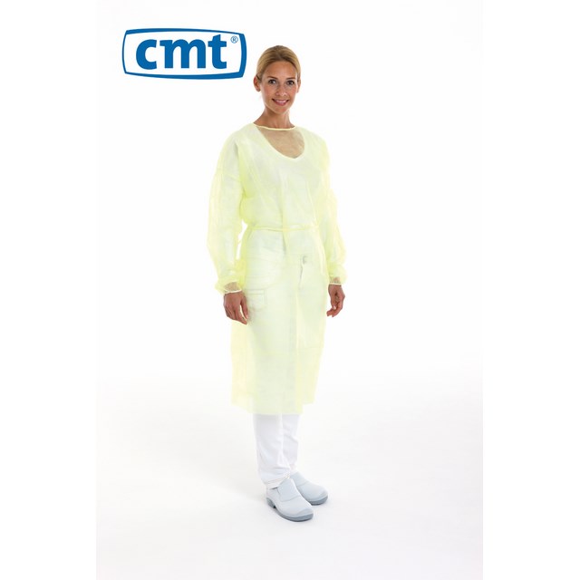 Isolation Aprons PP yellow 120 cm  CMT 518014
