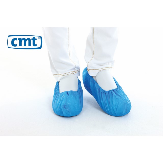 Shoecover CPE blue 41 x 15 cm Roughned CMT 786