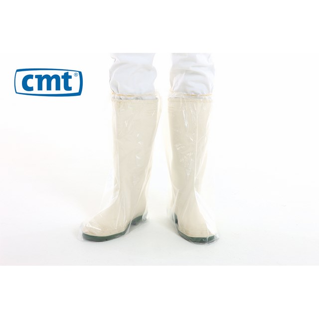 Shoecover LPDE transparent calf-lenght  CMT 788