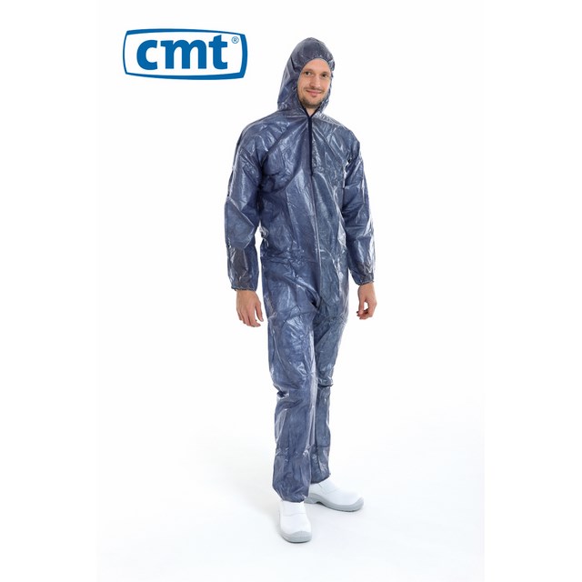 Coveralls PP Non woven blue Large PE Coating CMT 819125